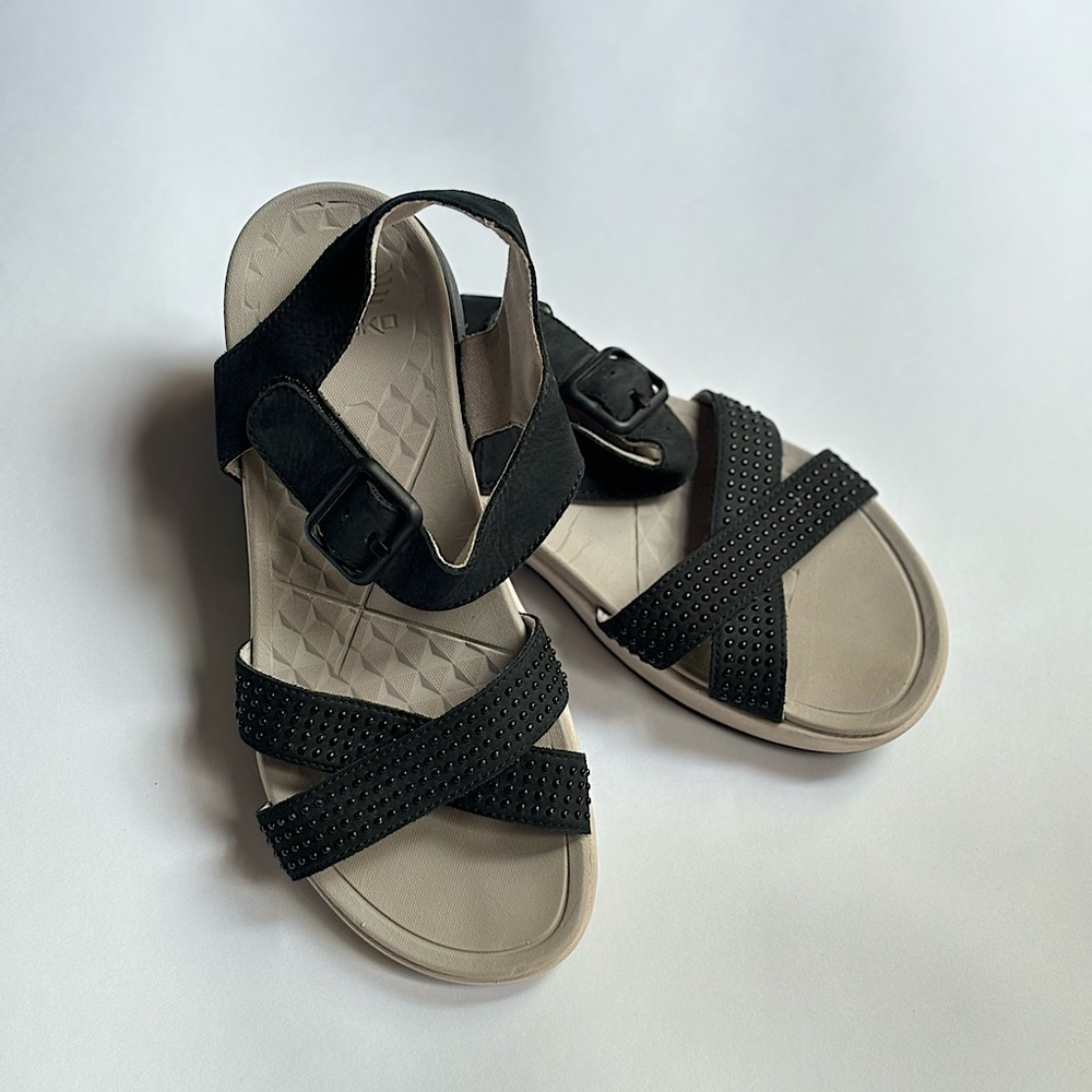 Dansko black Cindy sandal size 38 - US size 7.5 to 8 - comfy wedge